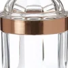 Acryllåda - Premier housewares - 1601669 - Transparent - Roséguld - 10 x 10 x 15 cm
