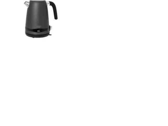 Adler AD 1295 grå Vattenkokare metall 1,7l med lcd & temperaturkontroll