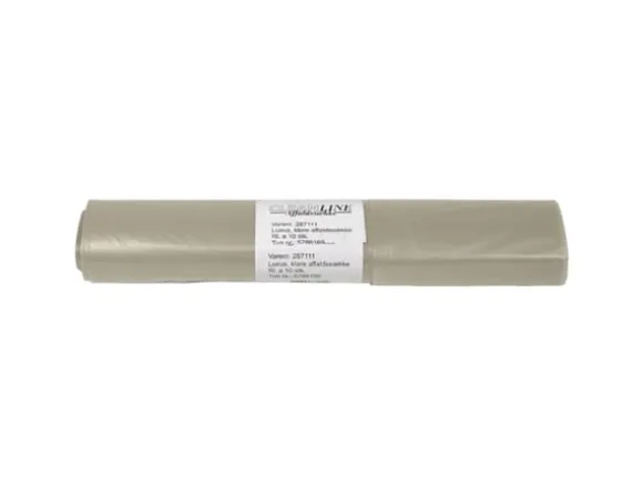Affaldssække plastik klar luksus 900x900mm 10stk/rul - (10 stk.)