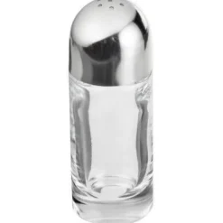 Alessi 5075 - SALT- OCH PEPPARKVARN - A av saltkar i stål och kristall