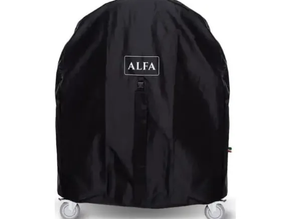 Alfa Forni Omslag svart 3 Pizzor + Bas (Modern)