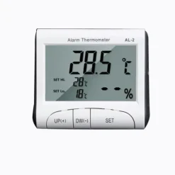 AL-2 LCD digital temperaturhygrometer Klocka Termometer Larmhygrometer _poi13
