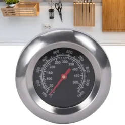 Alloy Steel BBQ Termometer Hög noggrannhet M10 gänga Clear Scale Enkel montering