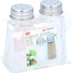 Alpina - Salt and pepper shakers in glass 2 pcs.