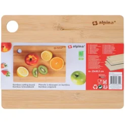 Alpina Skärbräda i bambu med upphängningshål 23x30,5cm