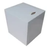 Ansigtsserviet neutral 2 lag nyfiber 20x21 cm i 100 stk. i cube,30 pk x 100 stk/krt