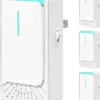 Anslutbara luftjonisatorer - 4-pack luftrenare med negativ jonteknik, tyst mini-luftfräschare för hem, sovrum, kontor, källare
