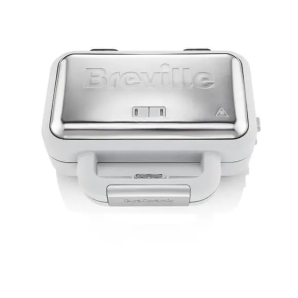 Apparat för croque-monsieur - BREVILLE - VST070X - DuraCeramic - Jumbo - Grå