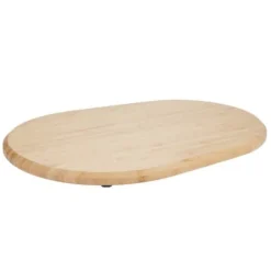 Apparatglidare, Oval 39,9x28,2x2,3 cm, Naturligt trä