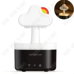 Aromaterapi diffuser - TECH DISCOUNT - Regnbågsmoln - 500ml - Ultrasonisk - Flerfärgad