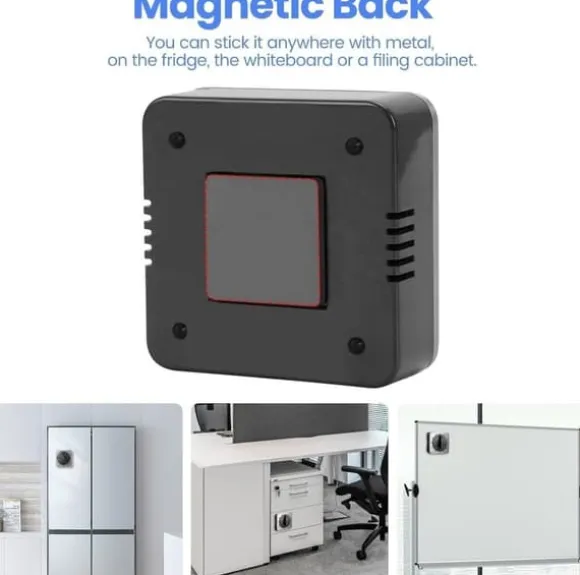Auledio Mekanisk kökstimer – Äggklocka utan batteri, 100% mekanisk, rostfri, visuell timer med magnet