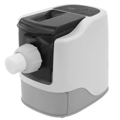 Automatisk Nudel- och Pastamaskin - Bordsmodell - 14 Formar - 5 Min Snabb Knådning - 260 W 220 V - Helkopparmotor - 304 Rostfritt Stål - Svart