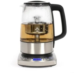 Automatisk vattenkokare - LIVOO - DOD209 - 2200 W - 1,7 L - 3 förinställda brygglägen - Glas / Rostfritt stål