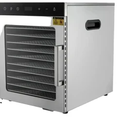 Avfuktare, 10 Brickor, Justerbar Temperatur,Silver