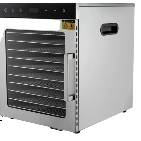 Avfuktare, 10 Brickor, Justerbar Temperatur,Silver