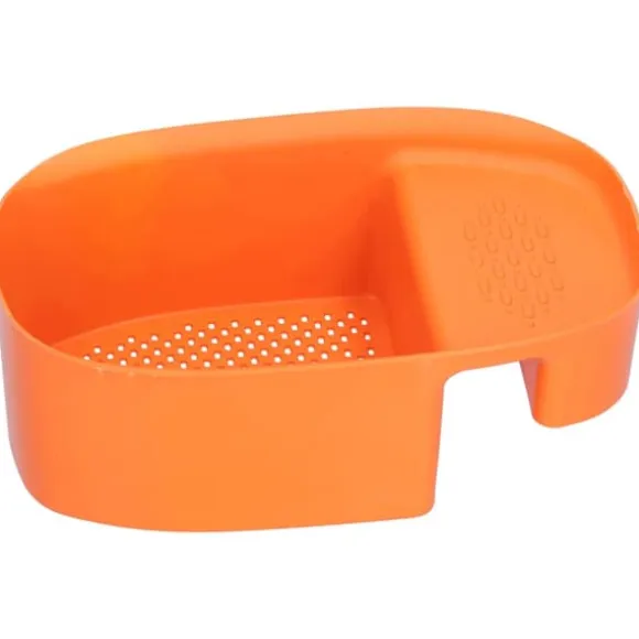 Avloppsställ för diskho Multifunktionell frukt- och grönsaksavrinning Restfilter för kök Orange