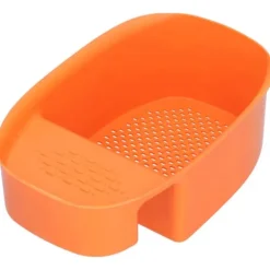 Avloppsställ för diskho Multifunktionell frukt- och grönsaksavrinning Restfilter för kök Orange