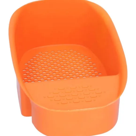 Avloppsställ för diskho Multifunktionell frukt- och grönsaksavrinning Restfilter för kök Orange