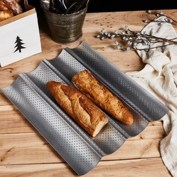 Baguetteform i stål 38 cm