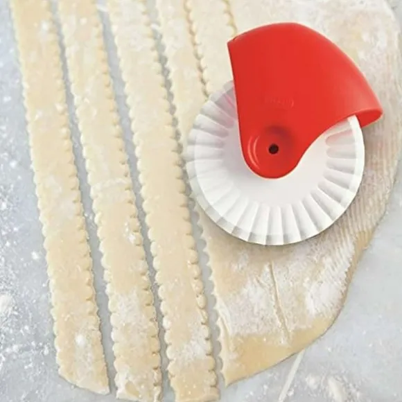 Bakverk Hjul Tårtdekoratör Cutter Kök Pizza Bakverk Paj Galler Dekorativt Cutter Tool