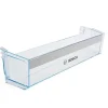 Balkonghylla för BOSCH och SIEMENS kylskåp - Vit - 12x47x10 cm