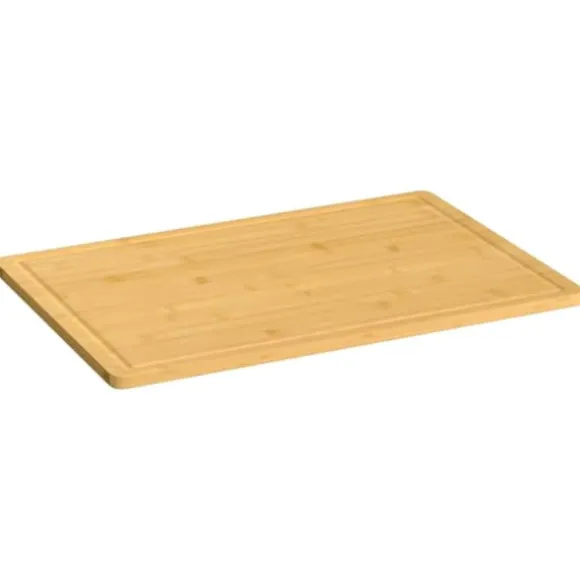 Bambu skärbräda 40x60 cm med saftskåra - Köksredskap | Färg: Natur | Storlek: 40x60x1,5 cm