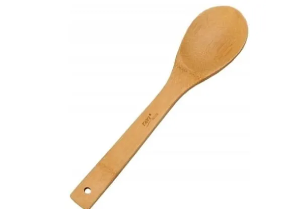 Bambu träspatel naturlig Eco 30 cm