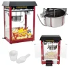 Bar popcornmaskin med svart tak