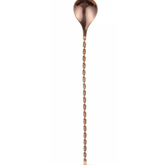 Bartenderset i ett rör, shaker, jigger, sil, muddler, sked - koppar