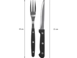 BBQ Steak hamburgare bestick knivar gafflar 12 delar universal