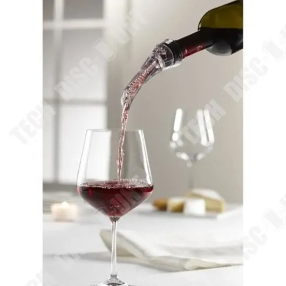 Bec versör - TD® - Vin dekanter - Transparent - Plastik - Droppfri