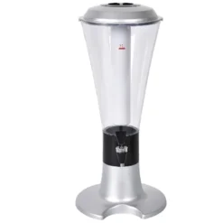 Beer Tower Dispenser med självlysande kran för Home Bar KTV - 3L Silver