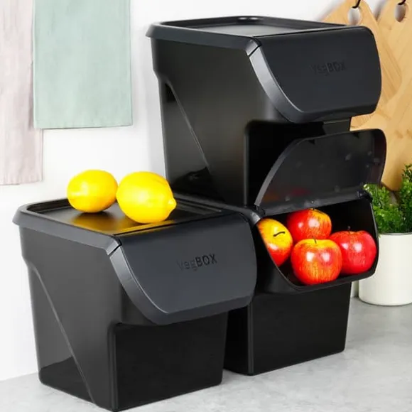 Behållare för grönsaker, frukt, lök, potatis, vitlök, köksförvaring
