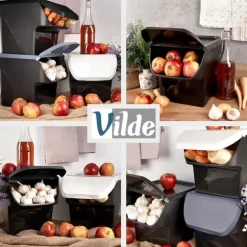 Behållare för grönsaker, frukt, lök, potatis, vitlök, köksförvaring