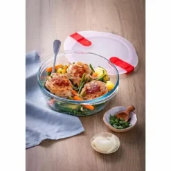 Behållare för matkonservering Pyrex Cook & Heat 1,1 L Transparent 3 Delar