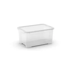 Behållare med lock T-låda Transparent 14L. Curver