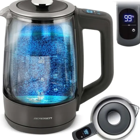Berdsen BD-711 1,7l vattenkokare, glas