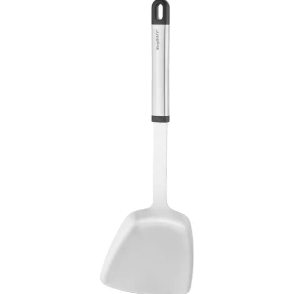 BergHOFF kinesisk paletkniv - Wokspatel i rustfrit stl med langt hndtag og spejlfinish
