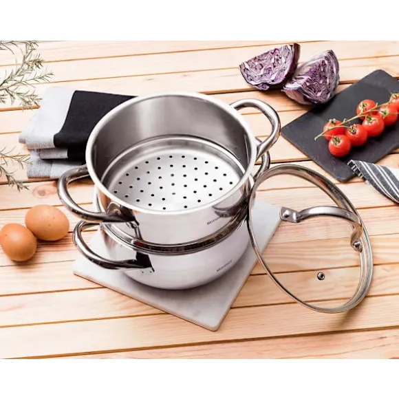Bergner Ångkokare Gourmet Line BG-6521 2,2L Rostfritt Stål