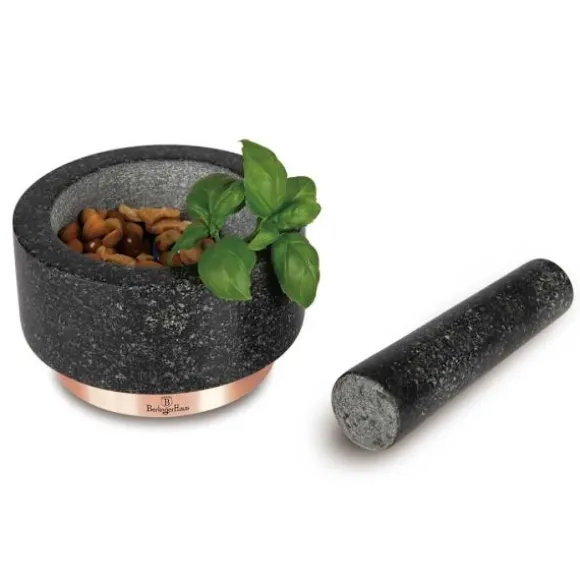 Berlinger Haus Mortel BH-8608 Granit Ø14cm Svart Ros