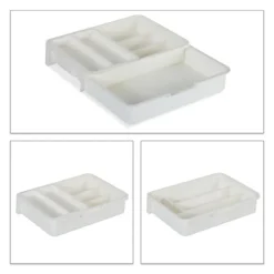 Besticklåda, Justerbar, 6x23,5x31,5 cm, Plast