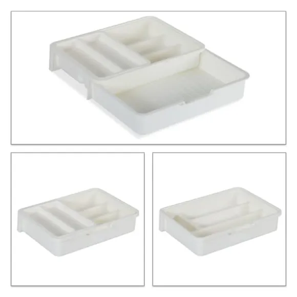 Besticklåda, Justerbar, 6x23,5x31,5 cm, Plast