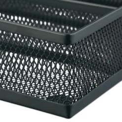 Besticklåda, Metall, 5x23,5x32 cm, Antracit