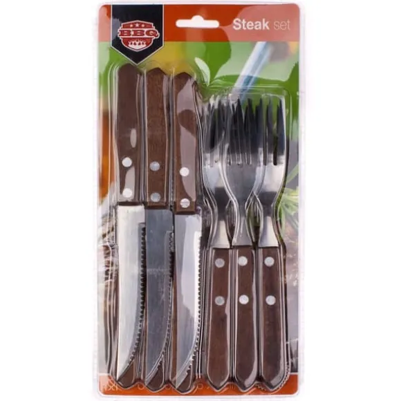 BESTICK SET PIZZA STEAK BESTICK 12 st GLAD GRÖN
