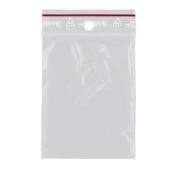 100 blixtlåspåsar 60x75mm utan skrivfält till mat, pärlor mm