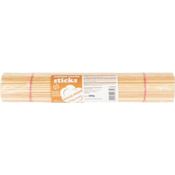Bok sockervadd 30cm/4mm med PZH certifikat, 100 st.