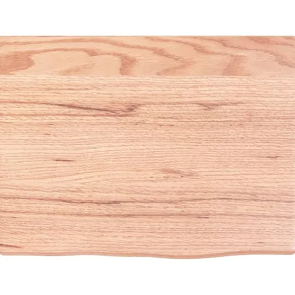 Bordsskiva ljusbrun 40x30x2 cm behandlad massiv ek