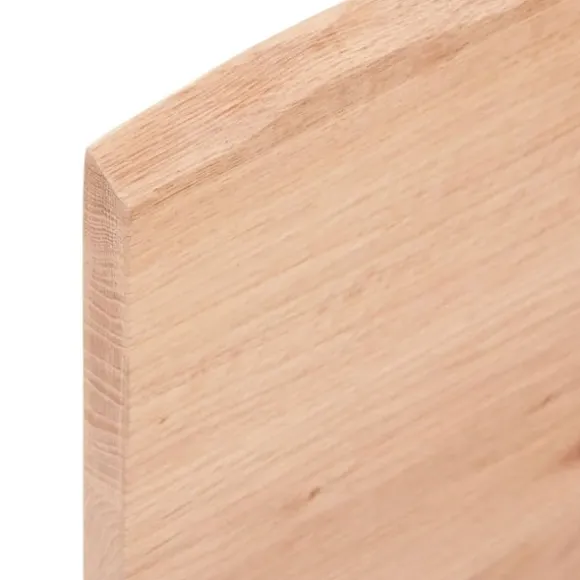 Bordsskiva ljusbrun 40x30x2 cm behandlad massiv ek