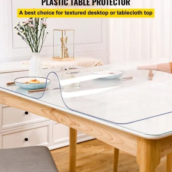 Bordsskydd, 106,7x182,8 cm, Transparent, PVC