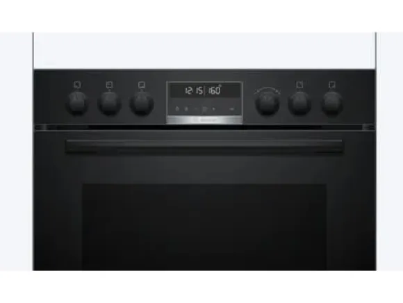 Bosch HEG578BB4 + NIF645CB5E, Induktionshäll med zon, 4 zone(s), Glass-keramisk, Svart, Röra, 58,3 cm